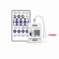 Wifi Led Controller Addressable 2048 Pixel 28keys Remote Wifi Voice Controller For WS2811 SK6812 WS2