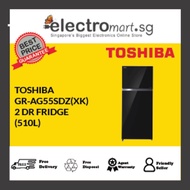 TOSHIBA GR-AG55SDZ(XK) 2 DR FRIDGE (NET 510L)