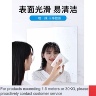 New🍁Mirror Sticker Glass Soft Mirror Wall-Mounted TikTok Self-Adhesive Dormitory Home Whole Body Bathroom Small Mirror B
