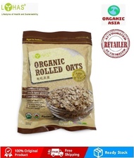 Lohas Organic Rolled Oats 500g