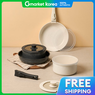 Kuan Ih Magic Handle Cookware Detachable 5-Piece Set (Choose 1 of 2 Colors)