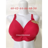 Large Size Wireless Foam Bra I JUMBO Bra 4 HooksPOLOS I 40-42-44-46-48-50