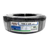 สายไฟ THW-A NNN 1X35 ตร.มม. 100 ม. สีดำ