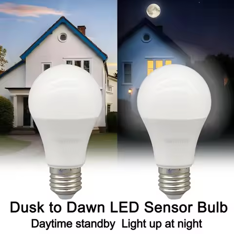 1-10pcs Led Bulb Light Sensor Control Bulb AC 220V 110V 10W E27 B22 Suitable for The Entrance of Und