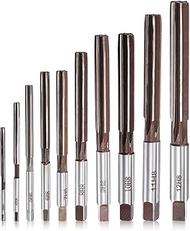 10pcs Hand Reamer Set 3-12mm H7 Tolerance Metric Alloy Steel Reamers Precision Reamer Drill Bits for