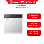 Toshiba DW-08T3(S)-MY TABLE 8 Place Settings Table Top Dishwasher