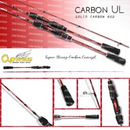 NEW OPASS CARBON UL SOLID CARBON SPINNING ROD