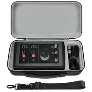 เคสพกพาอินเตอร์เฟซเครื่องเสียง Geekriaเปลือกแข็งกระเป๋าเดินทางเข้ากันได้กับ Solid State Logic SSL 2