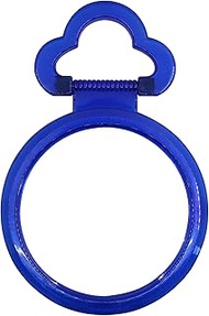 Handheld Mirror, 9-Inch Desktop Makeup Round Mirror with Folding Circle Handle, Stand and Wall Hangi