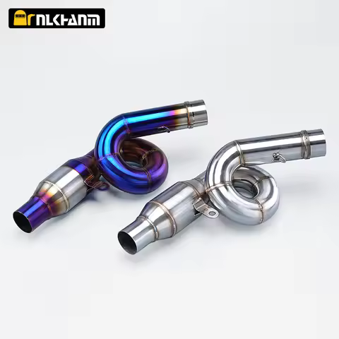 for Z800 Motorcycle exhaust modification Motorcycle Exhaust Middle Pipe Muffler Exhaust Pipe 51MM ex