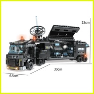 ◲  ▾ ✌ 820pcs City Police Station Building Blocks Compatible LEGO City SWAT Team Truck Blocks