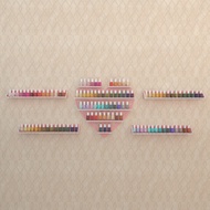 Combo Kệ đựng Sơn Nail hình Trái tim + 4 Thanh Nail hình trái tim