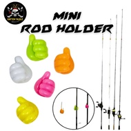 【FT071】 10PCS Mini Fishing Rod Rack Holder Pole Hanger Multifunction Alat Gantung Joran Pancing Cabl