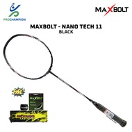 Raket Badminton Original Maxbolt NANO TECH 11 NT11 NT 11 Black