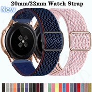 Samsung Galaxy Watch 3/4/5/ Nylon Loop Braided Strap For Samsung Galaxy watch 3 41mm 45mm Band Wave Bracelet Samsung Galaxy Watch 5/4/3/active 2/Gear S3/Amazfit GTS S
