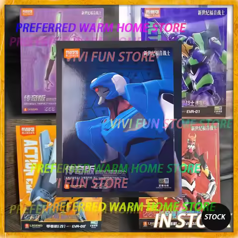 In Stock BLOKEES EVA Evangelion Proto Type-00 TV ver. EVANGELION-Test Type-08/00/01/02 ACTION EDITIO