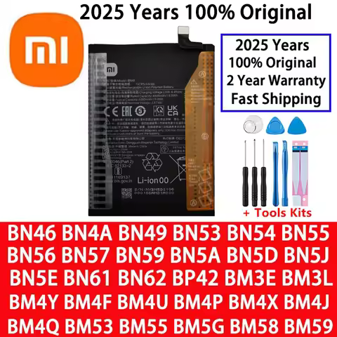 Original For Xiaomi Redmi Note POCO M2 F3 M3 X3 X4 X5 A3 K30 K40 7 7A 8 8T 9 9T 9S 10 10T 10S 10X 11