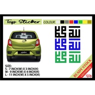 ALLAH MUHAMMAD SOLAT ZOHOR ASAR MAGHRIB ISYAK SUBUH STICKER MYVI AXIA ALZA BEZZA SAGA EXORA PERSONA 