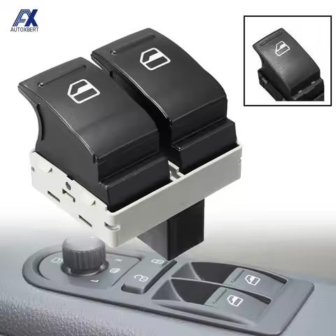 Car Accessories Electric Door Window Double Switch Button Control Driver Side For VW Transporter T5 