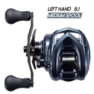 SOLOKING ASHMOON Baitcasting โลหะผสมเบามาก BFS 6.3/7.1/8.1อัตราทดเกียร์6KG แรงดึงรอกตกปลารอกตกปลา S