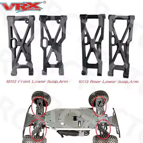 RC VRX 10112 Front Lower Susp Arm 10113 Rear Lower Susp Arm 2Pcs For VRX Racing RH1001/1002 RH1011/1