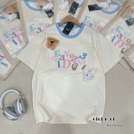 13DE MARZO SHIRT WITH BLUE NECK