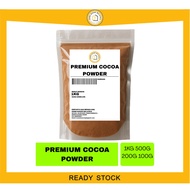 PREMIUM COCOA POWDER (HIGH FAT) / SERBUK KOKO 1KG 500G 200G 100G - HOME BAKER MALAYSIA