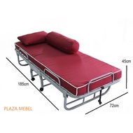 Folding Bed Beta Kasur Ranjang Lipat Tempat Tidur Lipat Besi (KHUSUS AREA MAKASSAR)