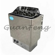 9KW 8kw 6kw 4.5kw 3kw Sauna Heater Sauna Steam Generator Home Use Heating Furnace Room Dry Steaming 
