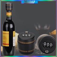 kiss 1 Pc Combination Lock for Wine Liquor Bottle-Wine Whiskey Bottle Top Stopper