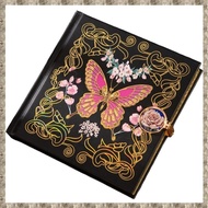 [zv0lma8i] Gothic Fairy Tale Butterfly Hardcover Notebook, Magnetic Buckle, 128 Sheets D