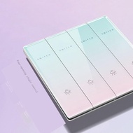 Ultra-thin Switch Socket Tempered Glass 86 Type Concealed Five-hole Panel Once Open And Multi-contro