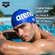 Arena Adult Silicone Swim Cap Elastic Silicone Comfortable Does Not Hurt Head Men Wanita
