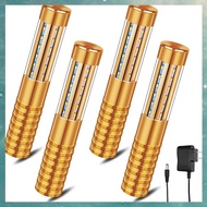 (OAKF) 4 Pcs LED Strobe Reusable LED Light Rechargeable Champagne LED Bottle Service and ChargerUS P