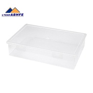 Plastic File Organizer Transparent Square Storage Box Storage Box File Storage Box S