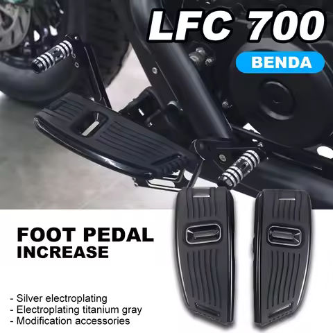 New LFC700 Motorcycle Anti-slip Pedal Front Footrest for Benda LFC700 LFC 700 Lfc700 Dark Flag 500 E
