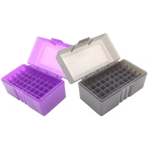 50 Rounds Flip-Top Rifle Ammo Box Tactical Rifle Cartridge Storage Case Ammo Can for 7.62x39mm Hunti
