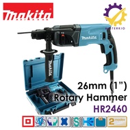 Makita HR2460, 24mm (15/16”) Rotary Hammer. Drill.  High durability in mechanical parts, motor and carbon brush.