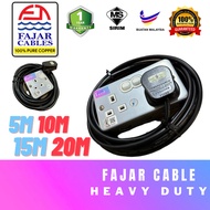FAJAR Heavy Duty extension Cable 3core cable Extension Trailing Socket heavy duty extension heavy du