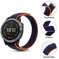 สายนาฬิกาข้อมือตะขอและห่วงสำหรับ Garmin Fenix 6 5 6S 5S Pro Plus/Forerunner 935 945/Instinct Replacement สายผ้าไนลอนใหม่