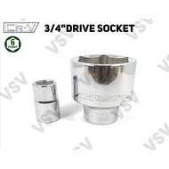 Gestar Socket 3/4"DR 6PT 31mm, 32mm, 33mm, 34mm, 35mm Children's shock Wrench Sock 3/4" Socket Wrenc