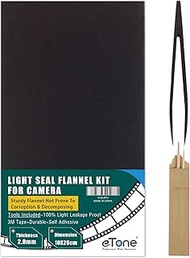 Light Leak Proof Sponge Self Adhesive Baffle Flannel 100x200x2mm Camera Panorama Film Back Graflock