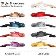 FEATHERED WYVERN Dragon, 3D Printed Dragon, ARTICULATED Dragon, FIDGET Dragon, 3D Printed TOYS,