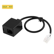 RJ9 4P4C Male to Double Female Port Connector Headset Adapter Extension Cable Phone Adapter Cable Phone Extension Cord