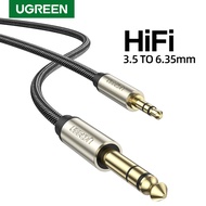 UGREEN 3.5mm to 6.35mm Adapter Aux Cable for Mixer Amplifier CD Player Speaker Gold Plated 3.5 Jack to 6.5 Jack Male Audio Cable