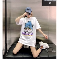 OVERSIZE ANIME M456 UNISEX Loose-Sleeve T-SHIRT, Loose-Sleeve T-SHIRT [ AH ]