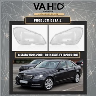 MERCEDES-BENZ C-CLASS W204 2009-2014 (C200/C180) HEADLAMP COVER HEADLIGHT COVER HEADLIGHT LENS
