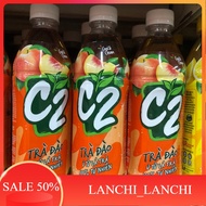 Lốc 6 Chai Trà xanh C2 vị chanh chai 455ml  - Mới Shop Siêu Thị Lan Chi