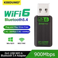 AX900 900Mbps USB WiFi Bluetooth 5.4 Adapter Wireless External Receiver Wi-Fi Dongle for PC Laptop D
