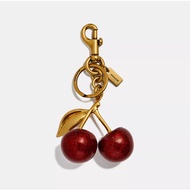 COACH - Cherry | Motif Bag Charm 77840 CZ633 | Coach Bag Charm